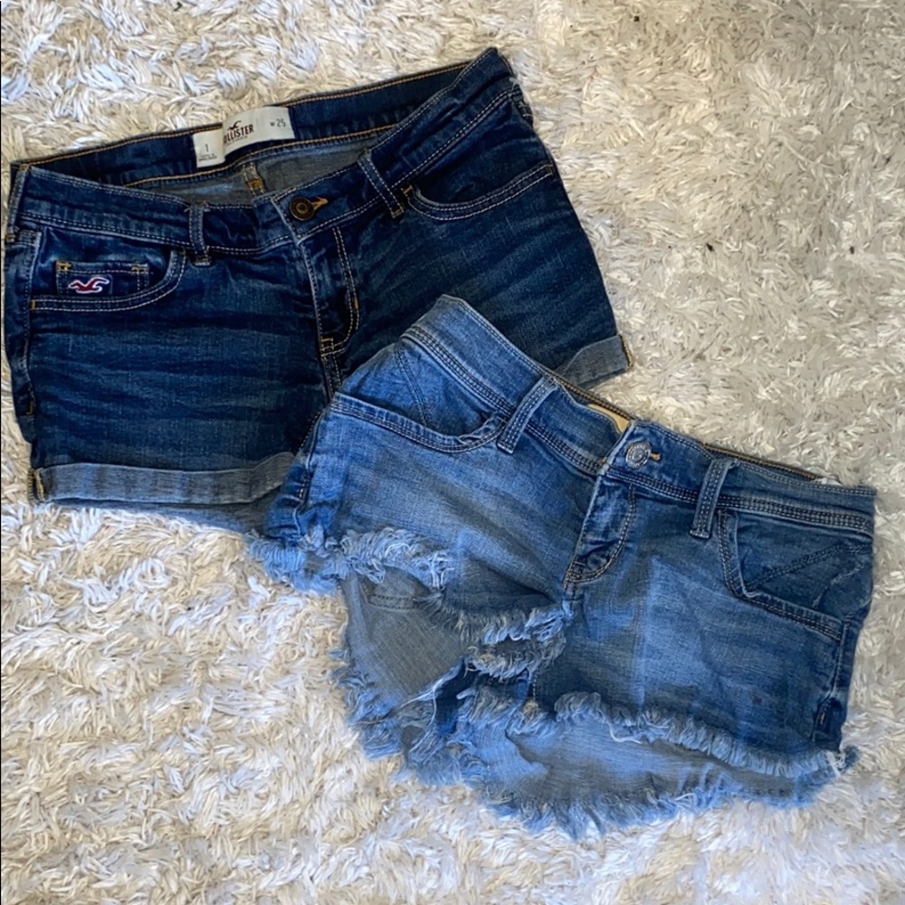Set of two Hollister shorts, both size 1